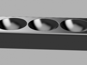 Juggling ball tray 67mm 3D Принт Модель