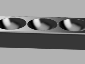 Juggling ball tray 67mm 3D Print Model
