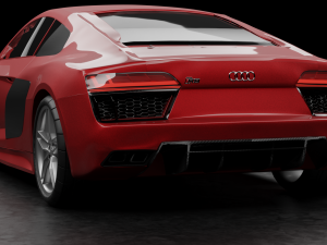 Audi r8 v10 3D Model