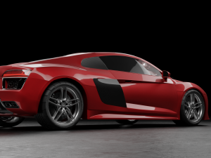 Audi r8 v10 3D Model