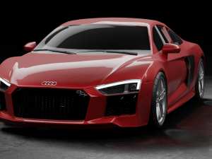 Audi r8 v10 3D Model