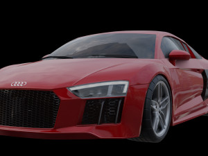 Audi r8 v10 3D Model