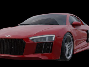 Audi r8 v10 3D Model