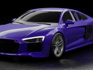 Audi r8 v10 3D Model