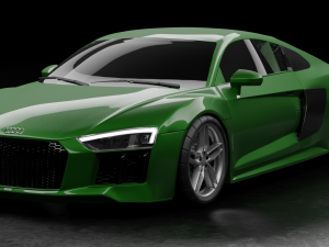 Audi r8 v10 3D Model