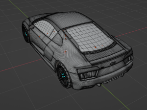 Audi r8 v10 3D Model