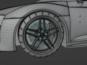 Audi r8 v10 3D Model