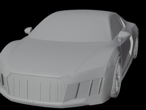 Audi r8 v10 3D Model
