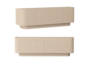 Consola multimedia Westelm Solstice Modelo 3D