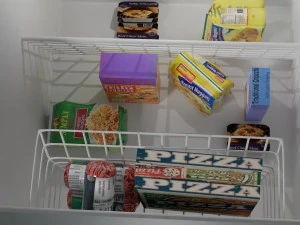 Refrigerator full of food 3D Model