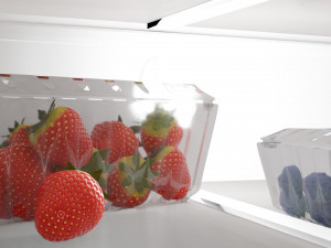 Refrigerator full of food Modelo 3D