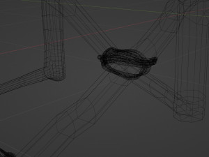 Primitive armchair something Shrek would have Low-poly 3D Модель