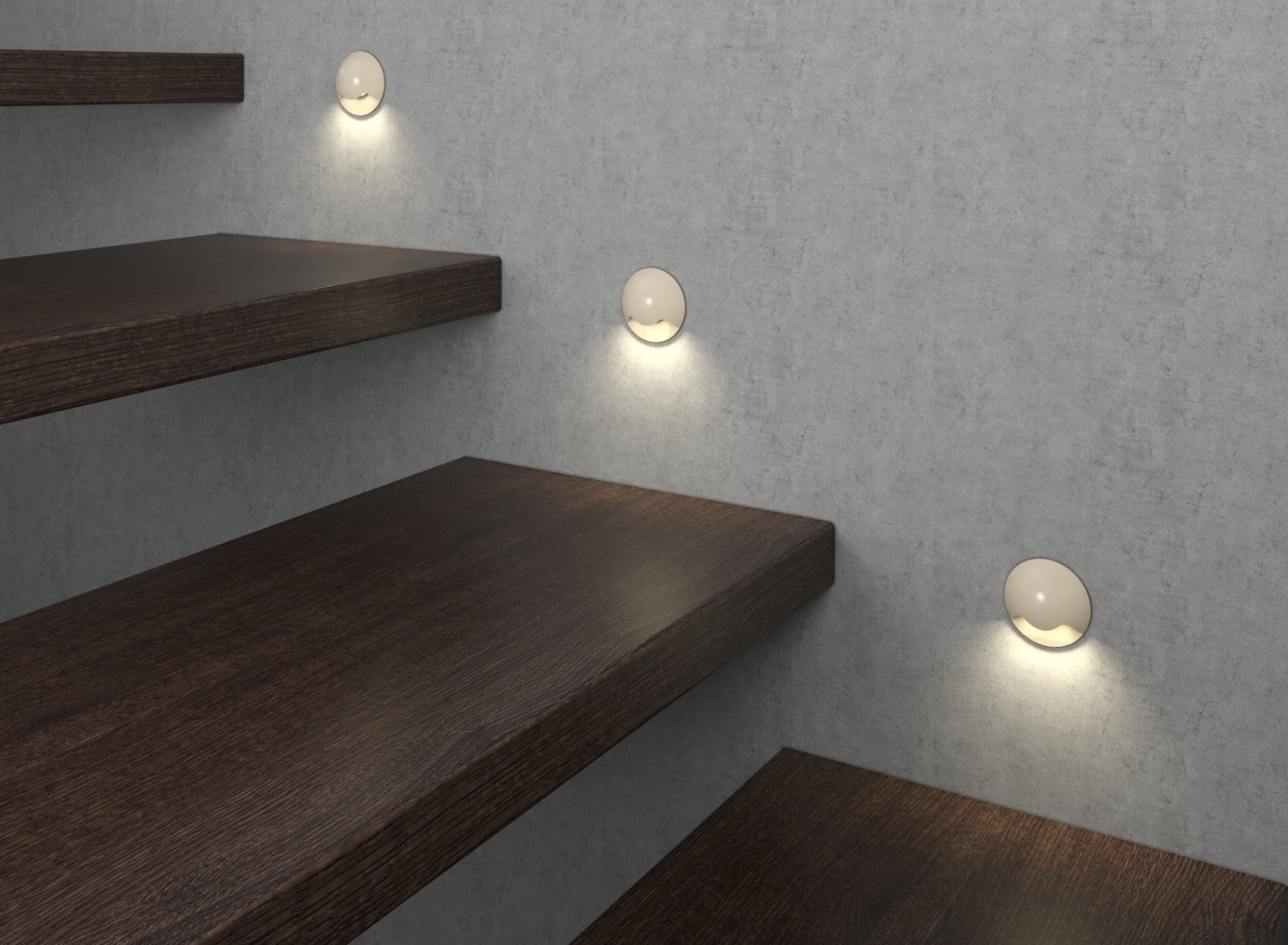 IT-032 Step Light Integrator LED Stair Light Free 3D Model in Wall ...