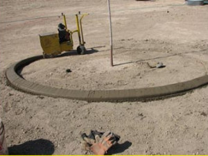 6 hp landscape cement -concrete border curb making machine Model 3D