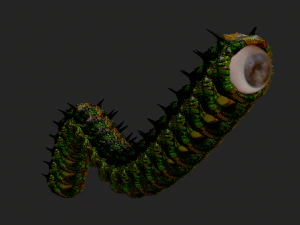 Worm 3D Model