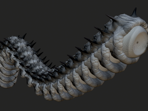Worm Modelo 3D