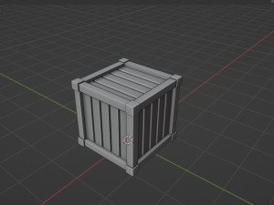 Box low poly 3D Model