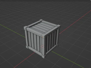 Box low poly 3D Model
