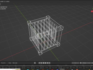 Box low poly 3D Model
