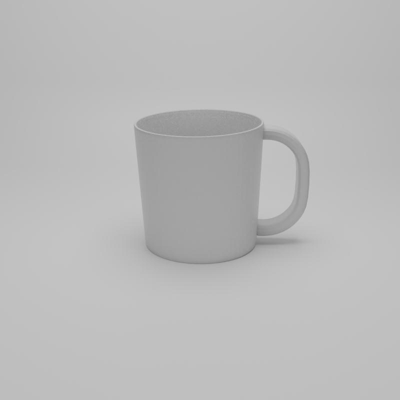Free 3D Mug Model Low Poly 3D Model .c4d .max .obj .3ds .fbx .stl .blend 