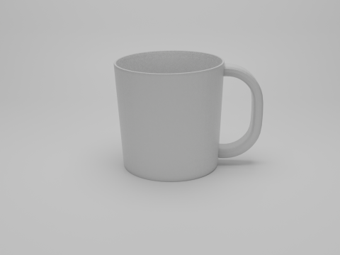 Free 3D Mug Model Low Poly 3D Model