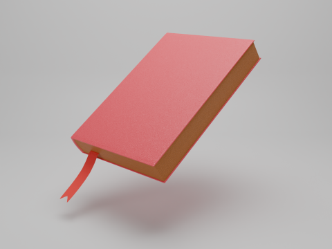 무료 3D 책 모델 3D 모델
