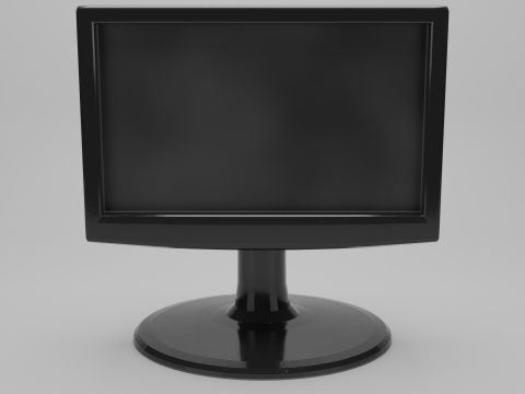 Modelo de monitor 3D Blender - GLB - FBX Modelo 3D