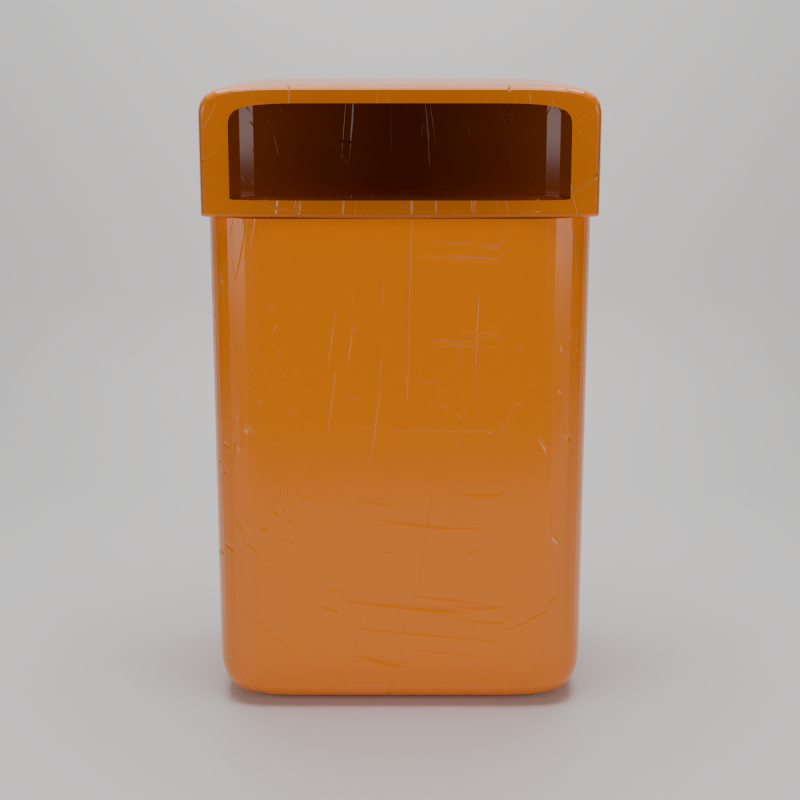 Modello di pattumiera frullatore realistico - GLB - FBX Modello 3D .c4d .max .obj .3ds .fbx .stl .blend