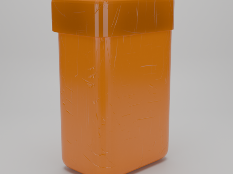 Modello di pattumiera frullatore realistico - GLB - FBX Modello 3D