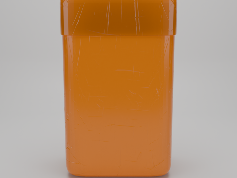 Modello di pattumiera frullatore realistico - GLB - FBX Modello 3D