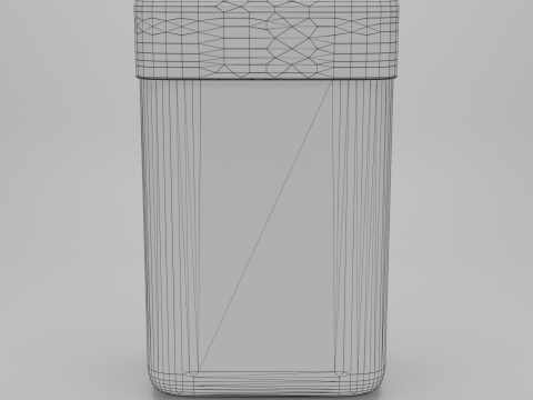 Modello di pattumiera frullatore realistico - GLB - FBX Modello 3D
