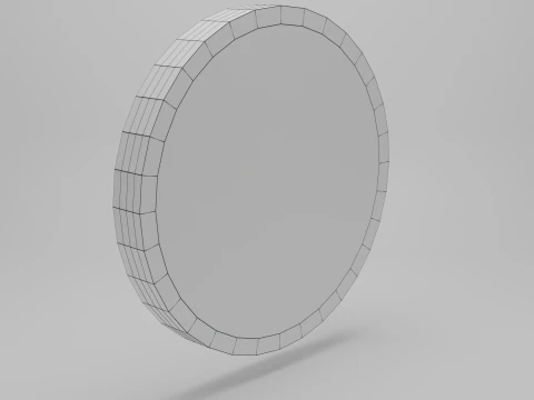 Orologio Modello Low Poly Blender - GLB - FBX Modello 3D