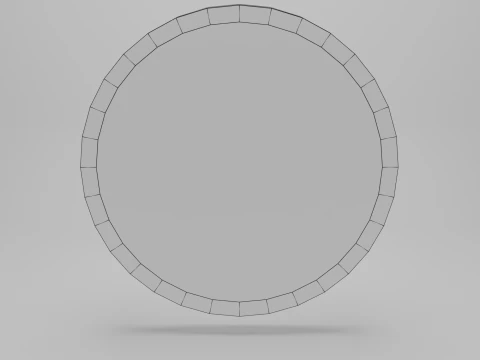 Orologio Modello Low Poly Blender - GLB - FBX Modello 3D