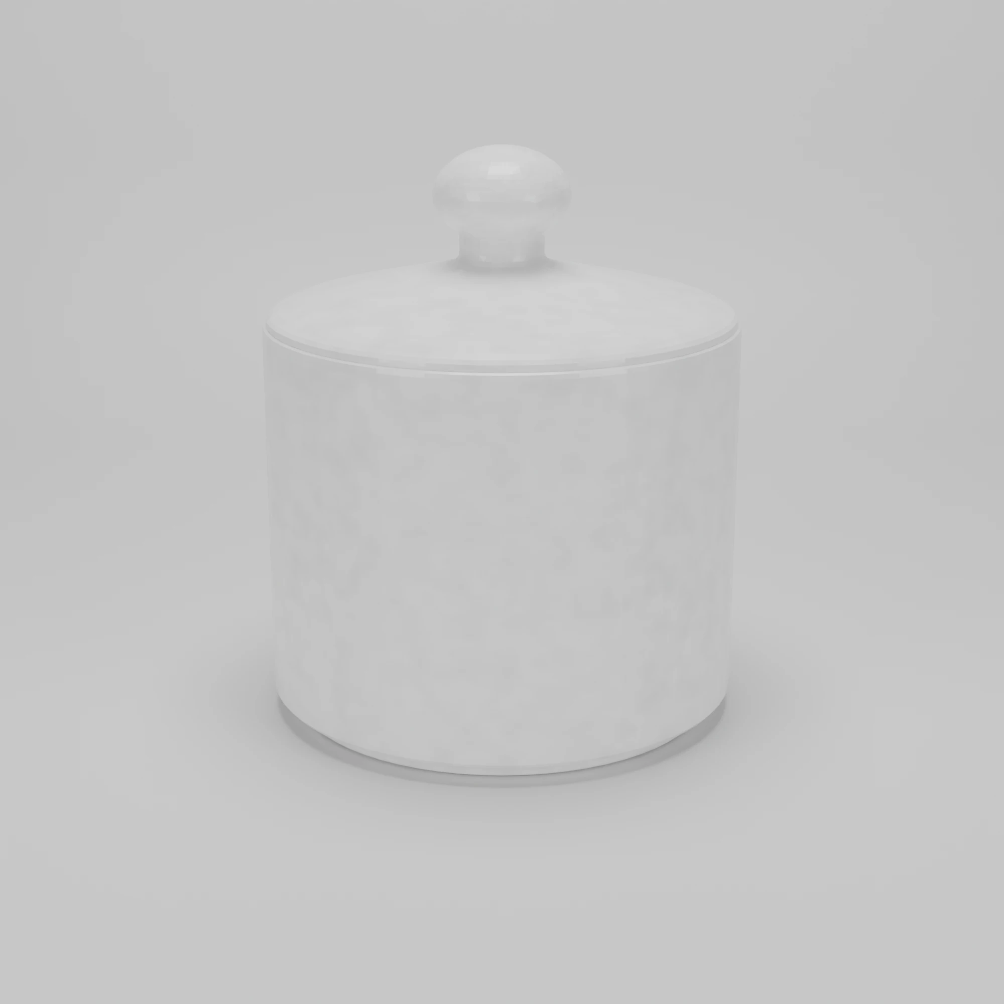 Sugar Bowl Model Realistic Blender - GLB - FBX 3D Model .c4d .max .obj .3ds .fbx .stl .blend 