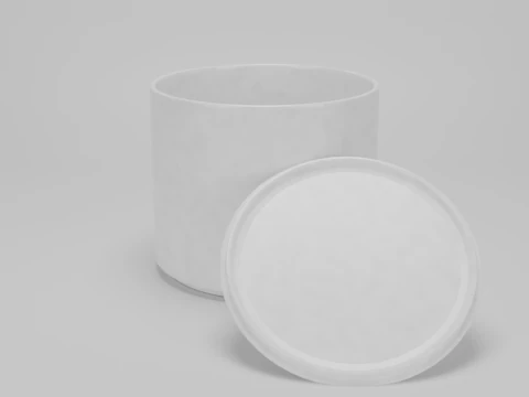 Sugar Bowl Model Realistic Blender - GLB - FBX 3D Model