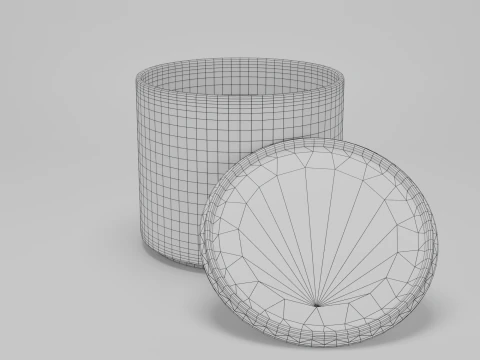 Sugar Bowl Model Realistic Blender - GLB - FBX 3D Model