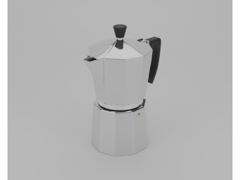Caffettiera italiana Moka Modello 3D