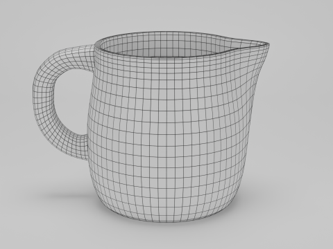 Confezione di stoviglie per caff&egrave;, tazze, moka, accessori da cucina Modello 3D