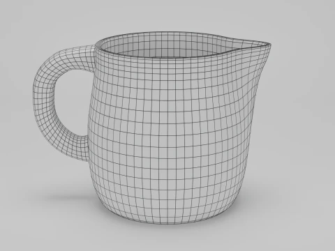 Coffee Tableware Pack s Cups Moka Pot Kitchen Props 3D Model