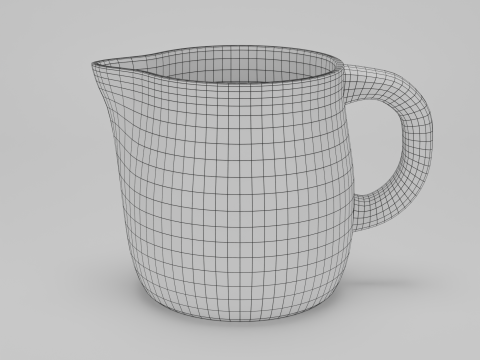 Confezione di stoviglie per caff&egrave;, tazze, moka, accessori da cucina Modello 3D