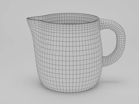 Coffee Tableware Pack s Cups Moka Pot Kitchen Props 3D Model