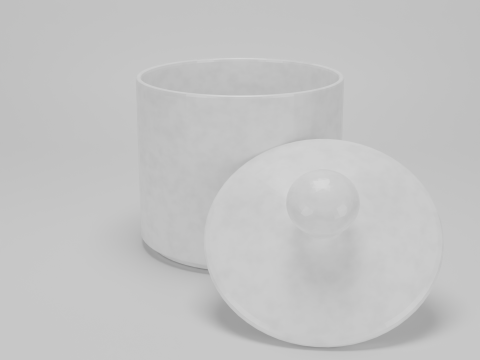 Confezione di stoviglie per caff&egrave;, tazze, moka, accessori da cucina Modello 3D