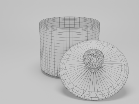 Confezione di stoviglie per caff&egrave;, tazze, moka, accessori da cucina Modello 3D