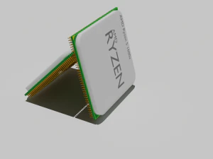 ProcessorAMDRyzen 5 1600x 3D Model