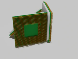 ProcessorAMDRyzen 5 1600x 3D Model