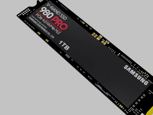 M2 NVME 3Dモデル