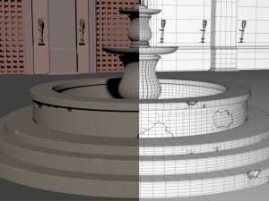Product Fountain 3D 模型