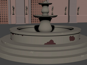 Product Fountain 3D Model