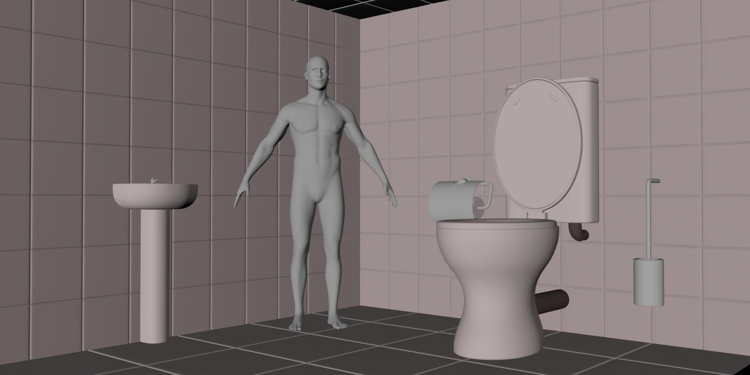 Toilette di fantascienza Modello 3D .c4d .max .obj .3ds .fbx .stl .blend 