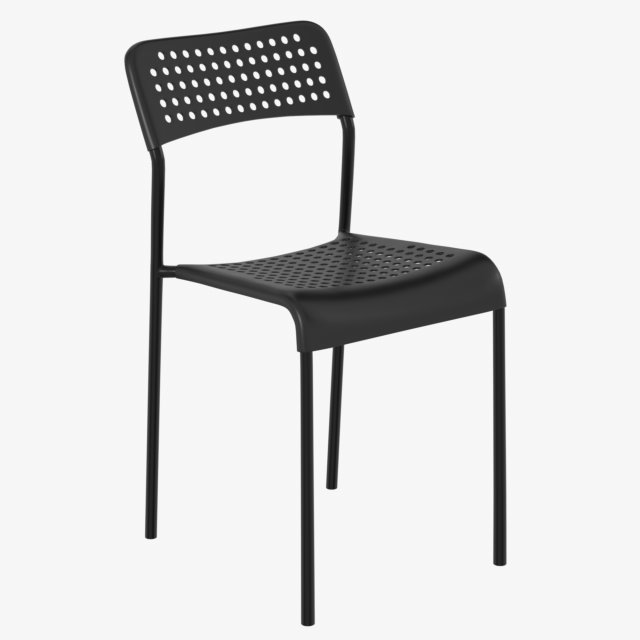 Ikea adde chair 3D Модель .c4d .max .obj .3ds .fbx .stl .blend 